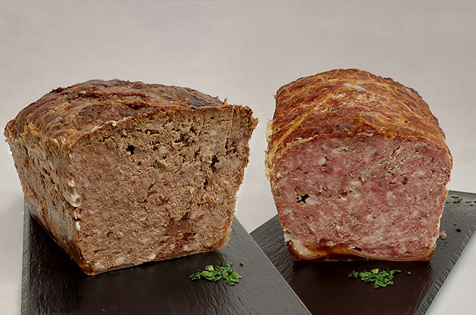 Terrine de pâté 1.5kg (campagne ou saucisse)(15 à 20 pers.)