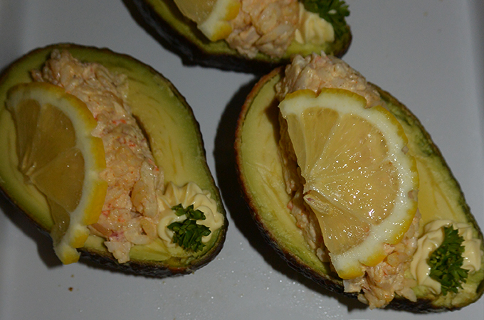 Avocat au crabe